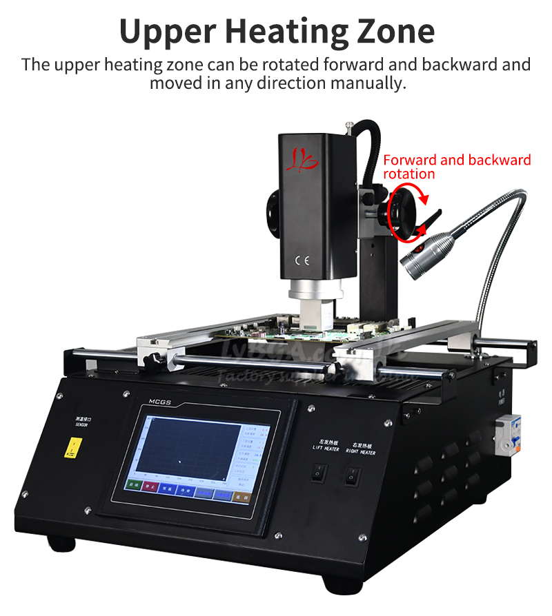 LY R5800 3 Zones Hot-Air BGA R - đánh giá và giá Infrared Bga Rework Station